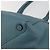 PRADA Sac Tote en cuir bleu clair ton or - vue 15