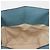 PRADA Sac Tote en cuir bleu clair ton or - vue 19