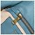 PRADA Sac Tote en cuir bleu clair ton or - vue 21