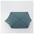 PRADA Sac Tote en cuir bleu clair ton or - vue 5