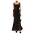 Escada Set due pezzi top bustier e gonna nero - size UK 6