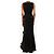 Escada Set due pezzi top bustier e gonna nero - size UK 6 - vista 2