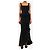 Escada Set due pezzi top bustier e gonna nero - size UK 6 - vista 3