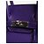 Hermès Borsa Birkin 30 2010 viola in pelle Clemence Porpora - vista 8