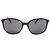 Chanel Gafas de sol negras de montura redonda Negro