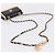 CHANEL Chain Shoulder Pouch Matelasse Leather Black Gold CC - vista 7