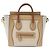 Céline CELINE Luggage Nano Hand Bag Leather Suede 2way Beige Gold - vista 13