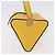 FENDI Celeria Triangle Shoulder Bag Leather Yellow Gold Tone 8BS053 - vista 3
