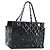 CHANEL Matelasse Chain Shoulder Bag Patent Leather Black Silver CC