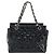 CHANEL Matelasse Chain Shoulder Bag Patent Leather Black Silver CC - vista 2