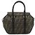 FENDI Zucca Canvas Hand Bag Black Brown - vista 2