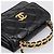 CHANEL Matelasse Hand Bag Patent Leather 2way Black Gold CC - vista 6