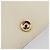 CHANEL Matelasse Chain Shoulder Bag Lamb Skin White Gold CC - vista 11