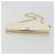 CHANEL Matelasse Chain Shoulder Bag Lamb Skin White Gold CC - vista 5