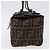 FENDI Zucca Canvas Mamma Baguette Hand Bag Brown Silver - vista 3