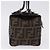 FENDI Zucca Canvas Mamma Baguette Hand Bag Brown Silver - vista 4