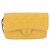 CHANEL COCO Mark Chain Shoulder Bag Cuero charol Amarillo Oro CC - vista 13