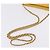 CHANEL COCO Mark Chain Shoulder Bag Cuero charol Amarillo Oro CC - vista 7