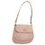 PRADA Creo Shoulder Bag Leather Pink Silver