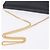 Christian Dior Chain Shoulder Bag Leather Black Gold - vista 7
