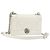 Christian Dior Chain Shoulder Bag Leather White Gold