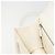 Christian Dior Chain Shoulder Bag Leather White Gold - vista 21