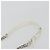 Christian Dior Chain Shoulder Bag Leather White Gold - vista 8