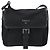 PRADA Bolsa de Ombro Nylon Black Silver - vista 13