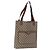 GUCCI GG Supreme Web Sherry Line Tote Bag PVC Beige 39 02 003