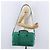 Autre Marque SAINT LAURENT Classic Duffle Bag Leather 2way Green Gold 322049 - vista 29