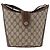 GUCCI GG Supreme Web Sherry Line Bag PVC Beige Gold 904 02 081 - vista 2