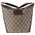 GUCCI GG Supreme Web Sherry Line Bag PVC Beige Gold 904 02 081 - vista 3