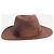 Borsalino Chapeau Trilby marron - vue 2