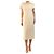 Jenny Packham Abito crema con perline e decorazioni - size UK 14 Crudo