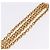 CHANEL Colar Metal Tom Dourado CC - vista 12