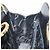 Salvatore Ferragamo Gancini Chain Shoulder Bag Leather Black Gold - vista 17