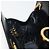 Salvatore Ferragamo Gancini Chain Shoulder Bag Leather Black Gold - vista 18