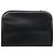 Salvatore Ferragamo Gancini Chain Shoulder Bag Leather Black Gold - vista 3