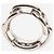 Hermès Pañuelo Silver Regate 90 ring Plata - vista 3
