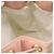CHANEL Backpack Lamb Skin Pink Gold CC - vista 20