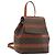 Céline CELINE Macadam Rucksack PVC Leder Braun Goldfarben