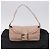 FENDI Mamma Baguette Shoulder Bag Leather Pink Gold - vista 12