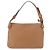 Salvatore Ferragamo Sac à épaule Gancini Cuir Beige Argent - vue 2
