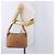 Salvatore Ferragamo Sac à épaule Gancini Cuir Beige Argent - vue 24