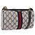 GUCCI GG Supreme Sherry Line Shoulder Bag PVC Navy Gold 89 02 018