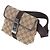 Borsa a tracolla e pochette Gucci in tela GG e pelle Marrone