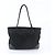 Borsa Tote Prada in nylon Tessuto con logo triangolare nero - vista 3