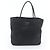 Tote Sac cabas Prada en nylon Tessuto avec logo triangle Noir