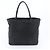 Tote Sac cabas Prada en nylon Tessuto avec logo triangle Noir - vue 3