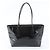 Prada Leder-Tote-Bag mit Dreieckslogo Schwarz - Ansicht 3